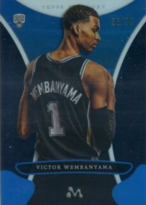 2023 Topps Mercury Victor Wembanyama #20 Blue Refractor /75