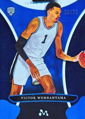 2023 Topps Mercury Victor Wembanyama #7 Blue Refractor /75