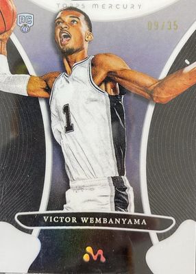 2023 Topps Mercury Victor Wembanyama #3 White Refractor /35