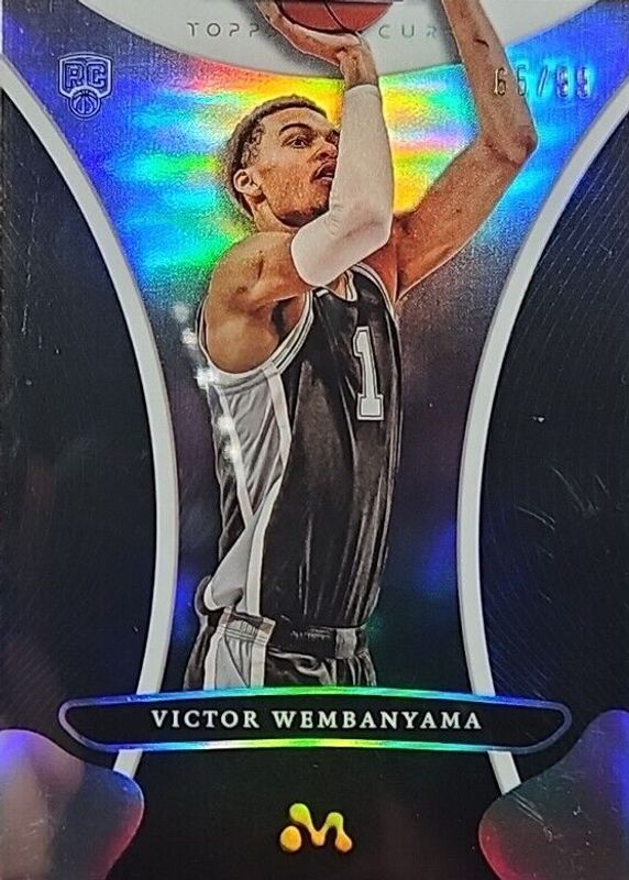 Victor Wembanyama 2023 Topps Mercury Victor Wembanyama #11 Refractor /99 Rookie PSA 10