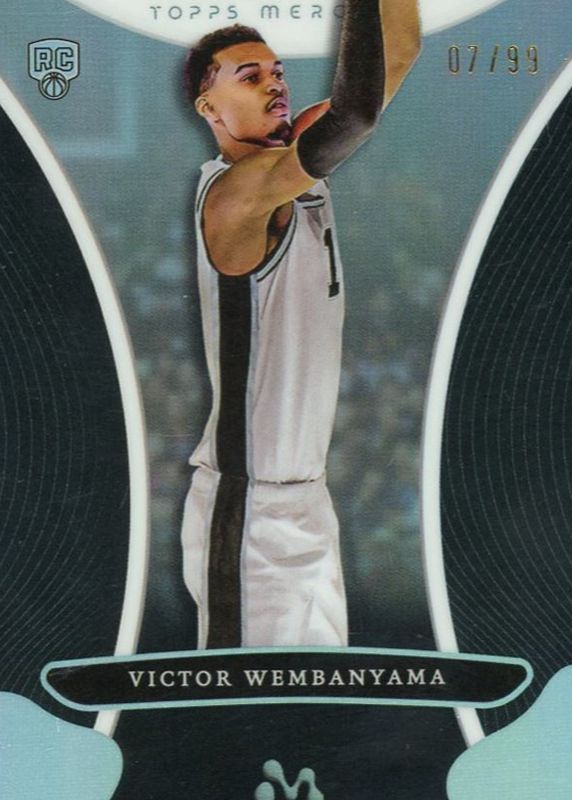 Victor Wembanyama 2023 Topps Mercury Victor Wembanyama #6 Refractor /99 Rookie RAW