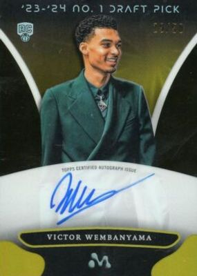 2023 Topps Mercury Victor Wembanyama #WA-2 Autographs - Gold Refractor /50