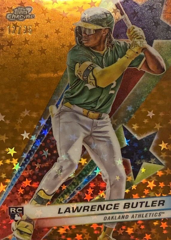 2024 Topps Chrome Cosmic #SF-54 Starfractor - Orange Galactic Refractor /25