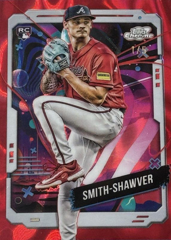 2024 Topps Chrome Cosmic #62 Red Flare Refractor /5