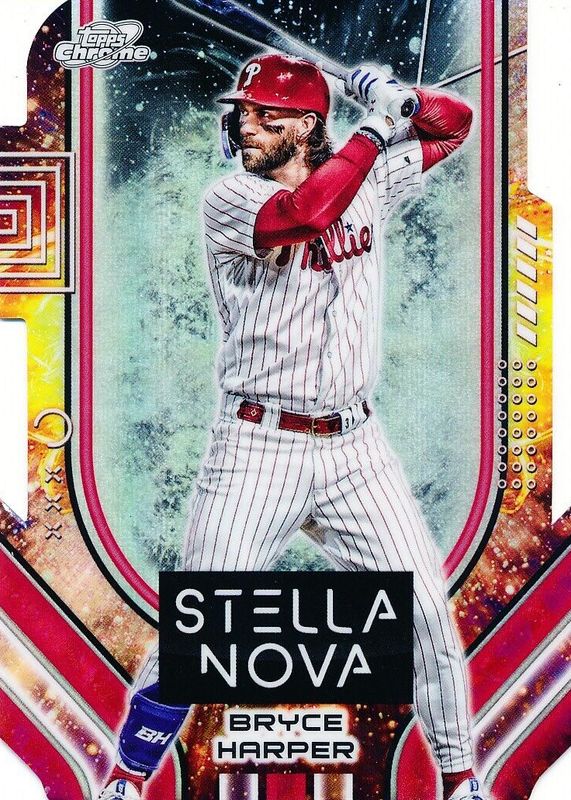 Bryce Harper 2024 Topps Chrome Cosmic #SN-12 Stella Nova SGC 9.5