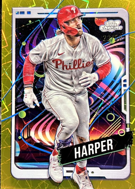 2024 Topps Chrome Cosmic #164 Gold Interstellar Refractor /50