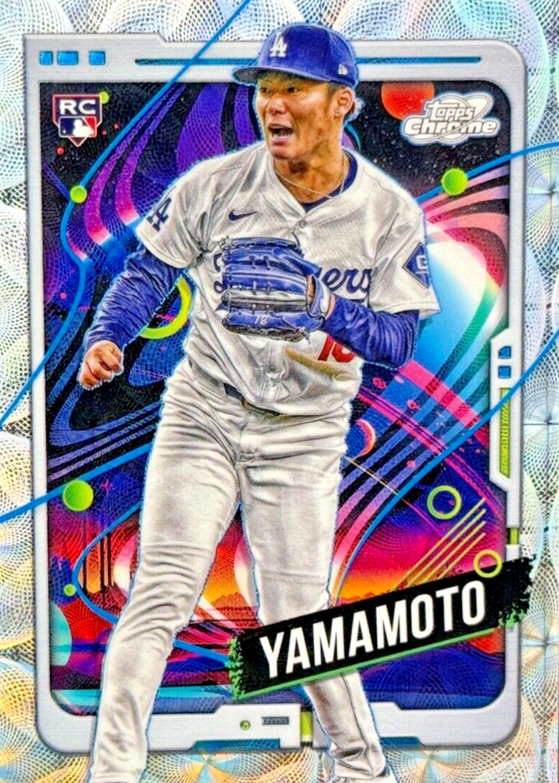 cosmos24ページ Yoshinobu Yamamoto 2024 Topps Chrome Cosmic #125 Nucleus
