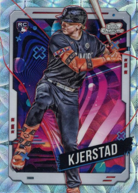 Heston Kjerstad 2024 Topps Chrome Cosmic #177 Nucleus Refractor Rookie BGS 9