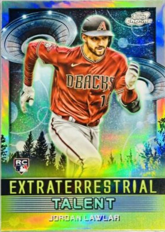 Henry Davis 2024 Topps Chrome Cosmic #ET-6 Extraterrestrial Talent Rookie RAW