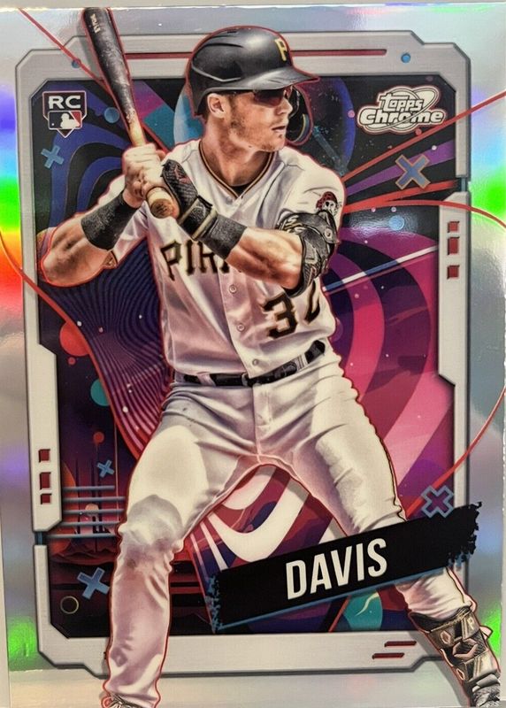 Henry Davis 2024 Topps Chrome Cosmic #100 Refractor Rookie RAW