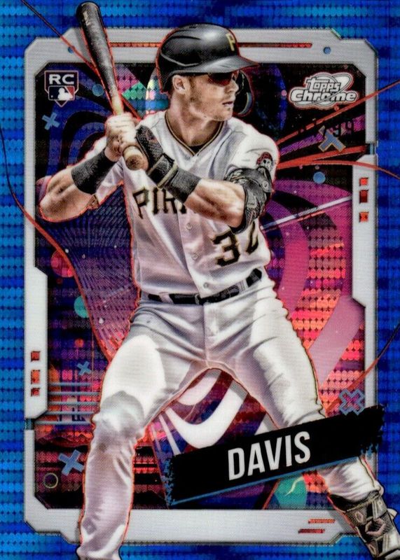 Henry Davis 2024 Topps Chrome Cosmic #100 Blue Moon Refractor /99 Rookie RAW