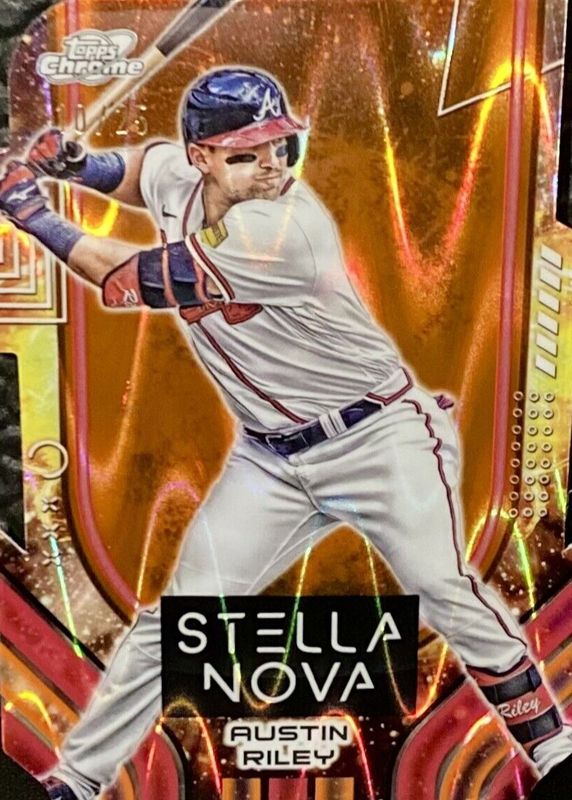 2024 Topps Chrome Cosmic #SN-9 Stella Nova - Orange Galactic Refractor /25