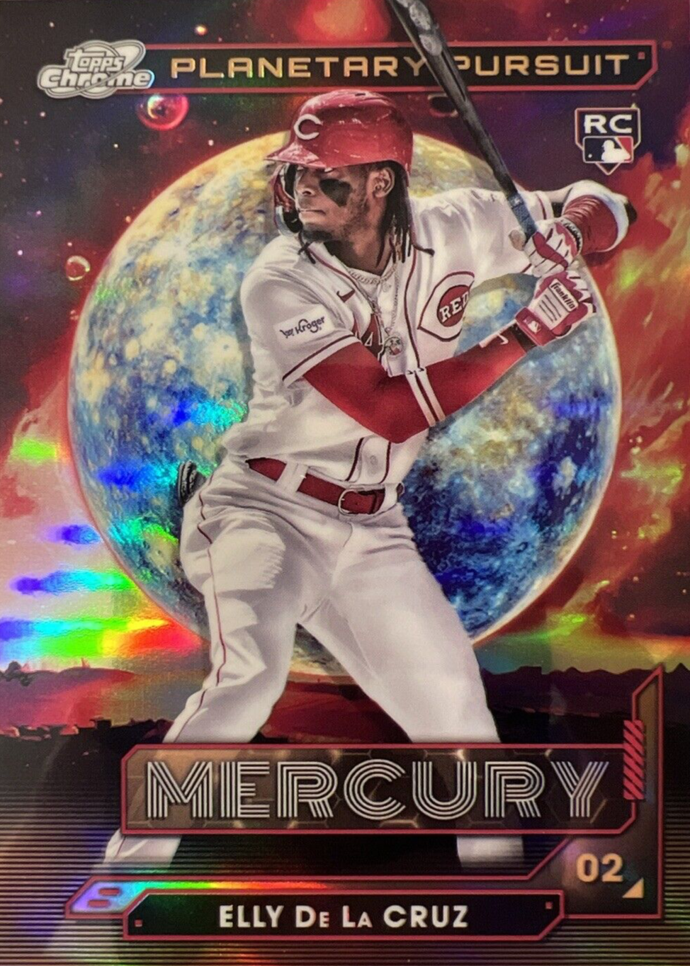 Elly De La Cruz 2024 Topps Chrome Cosmic #PPM-4 Planetary Pursuit