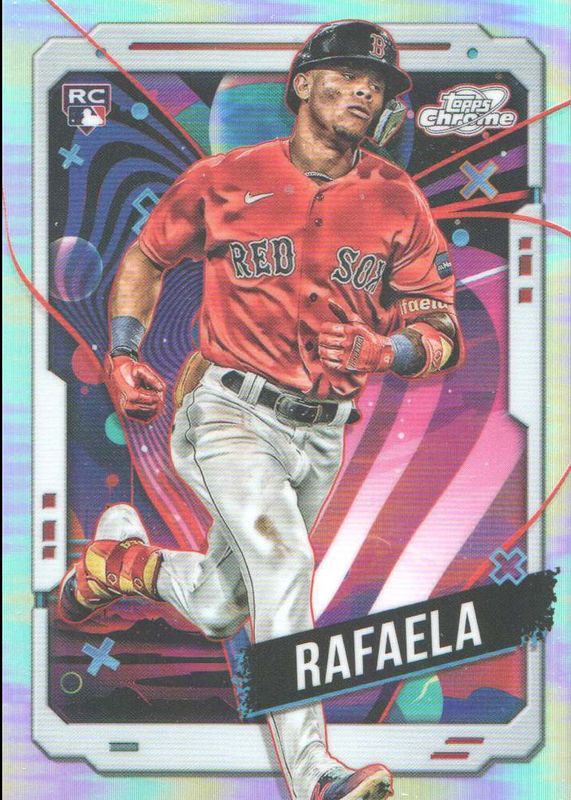 Ceddanne Rafaela 2024 Topps Chrome Cosmic #43 Refractor Rookie PSA 10