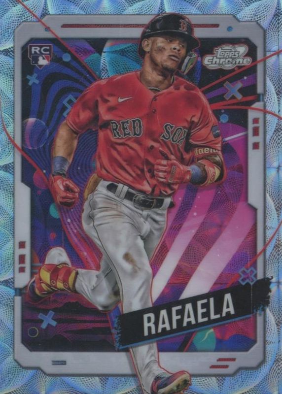 Ceddanne Rafaela 2024 Topps Chrome Cosmic #43 Nucleus Refractor Rookie PSA 10