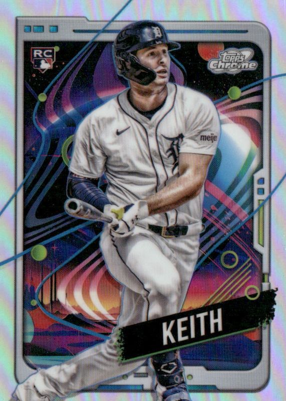 Colt Keith 2024 Topps Chrome Cosmic #195 Refractor Rookie PSA 10