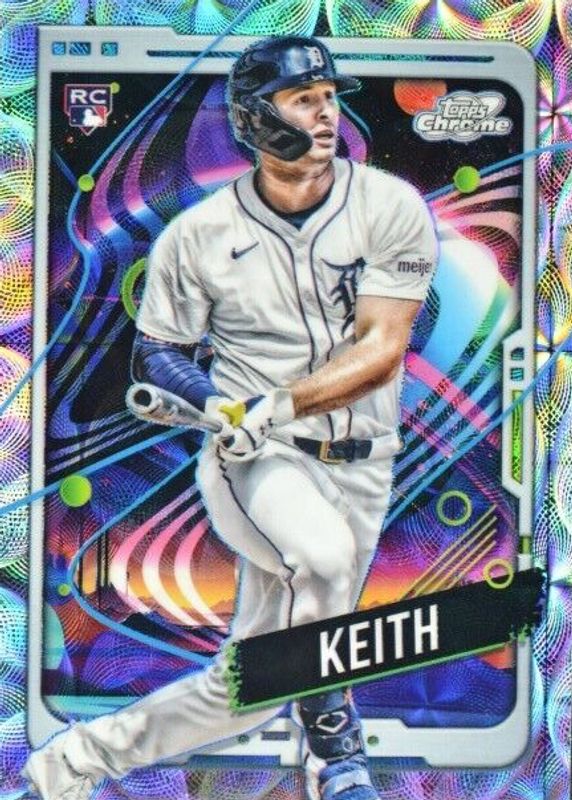 Colt Keith 2024 Topps Chrome Cosmic #195 Nucleus Refractor Rookie PSA 10