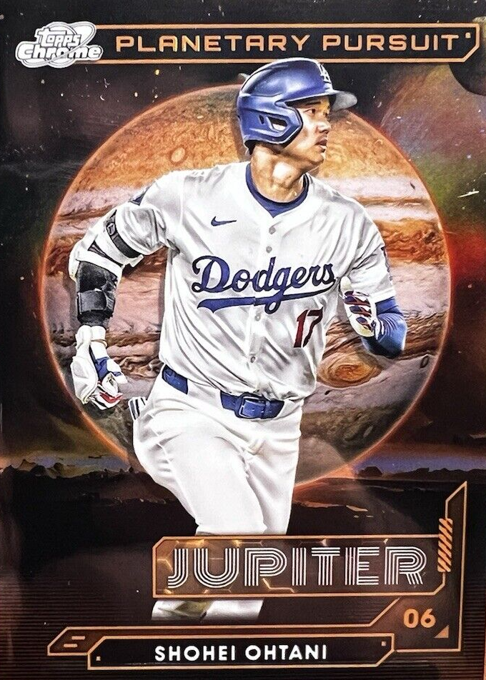 Shohei Ohtani 2024 Topps Chrome Cosmic #PPJ-8 Planetary Pursuit