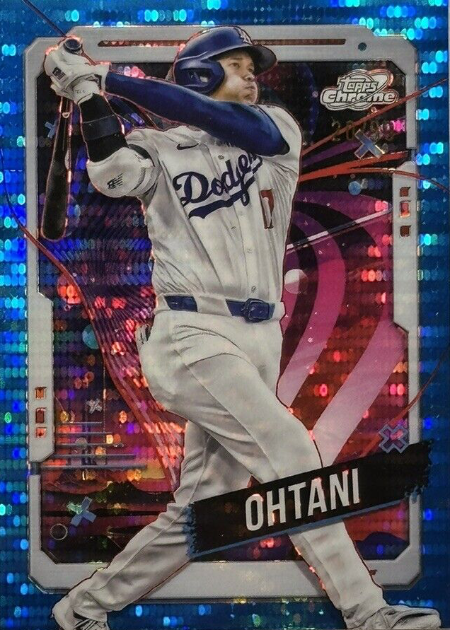 Shohei Ohtani 2024 Topps Chrome Cosmic #196 Blue Moon