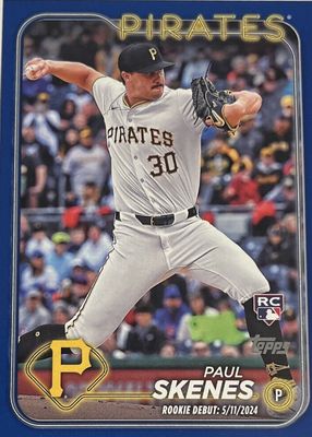 2024 Topps Update #US288 Rookie Debut - Royal Blue