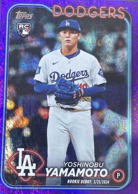2024 Topps Update #US149 Rookie Debut - Purple Holo Foilboard /799