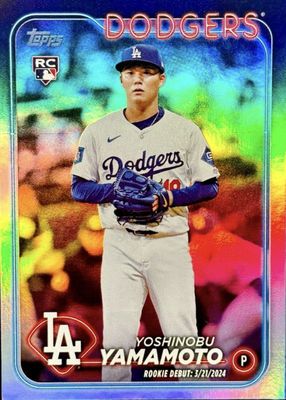 2024 Topps Update #US149 Rookie Debut - Rainbow Foil