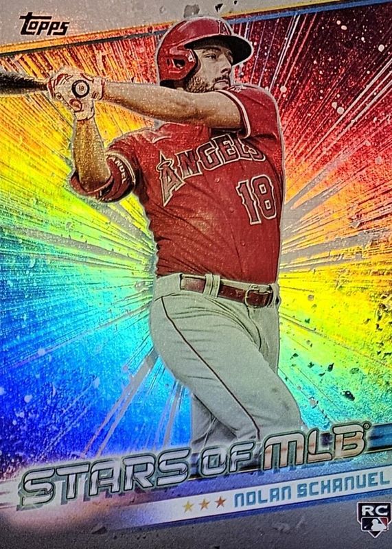 Nolan Schanuel 2024 Topps Update #SMLB-73 Stars of MLB Rookie PSA 10