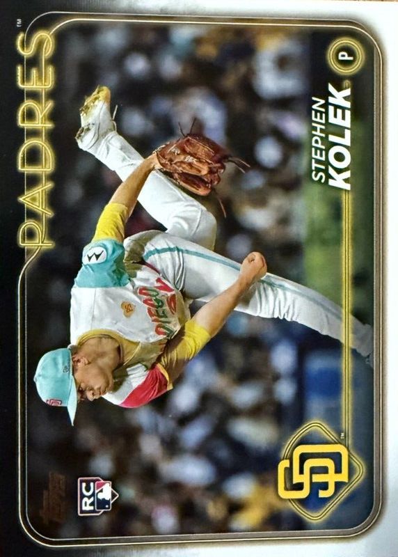 Stephen Kolek 2024 Topps Update #US259 Golden Mirror Image Variation /(SSP) Rookie RAW