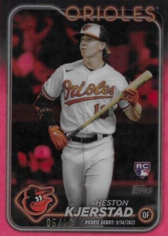 Heston Kjerstad 2024 Topps Update #US86 Rookie Debut - Clear /10 RAW