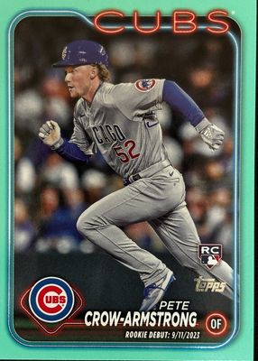 2024 Topps Update #US91 Rookie Debut - Aqua