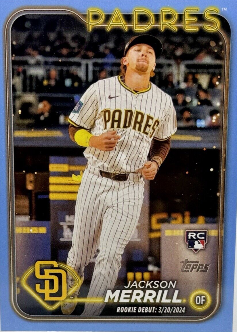 Jackson Merrill 2024 Topps Update #US169 Rookie Debut - Father 