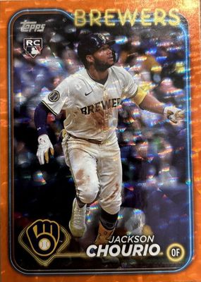 2024 Topps Update #US240 Orange Crackle Foilboard /299