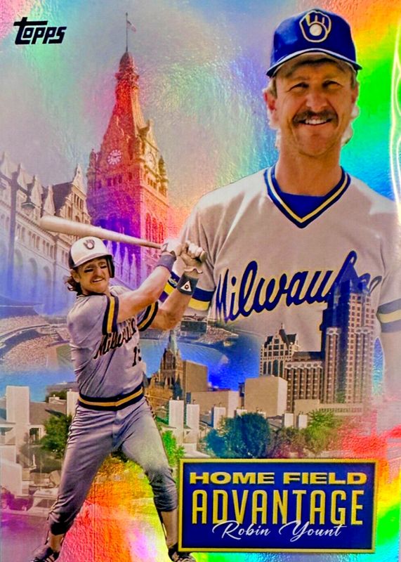 Robin Yount 2024 Topps Update #LHA-12 Legendary Home Field Advantage ...