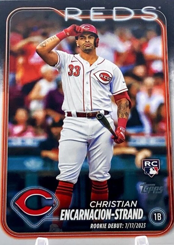 Christian Encarnacion-Strand 2024 Topps Update #US201 Rookie Debut PSA 10