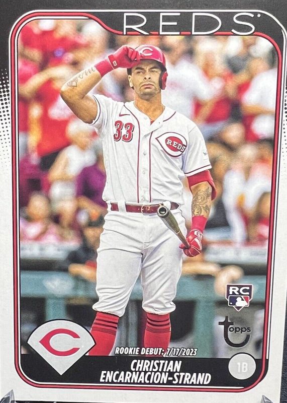 Christian Encarnacion-Strand 2024 Topps Update #US201 Rookie Debut - Vintage Stock /99 RAW