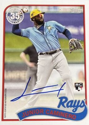 2024 Topps Update #89AU-JC 1989 Topps Baseball Autographs
