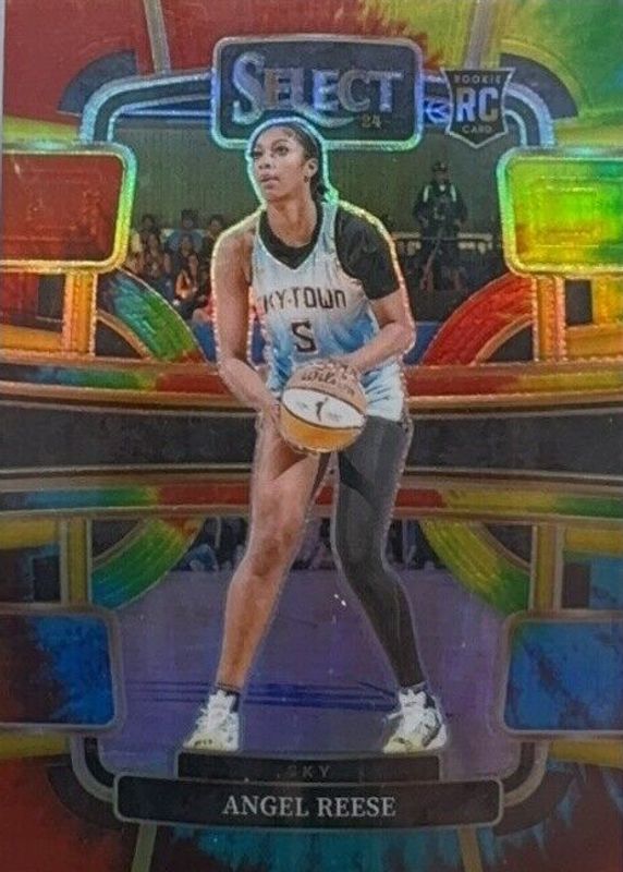 Angel Reese 2024 Select WNBA #5 Concourse Tie-Dye /25 Rookie RAW