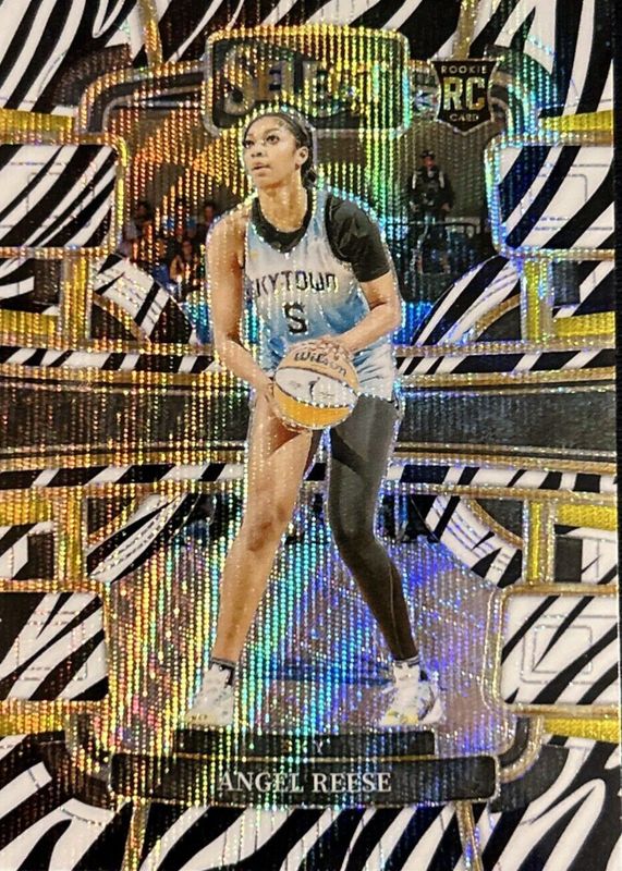 Angel Reese 2024 Select WNBA #5 Concourse Zebra /(SSP) Rookie RAW