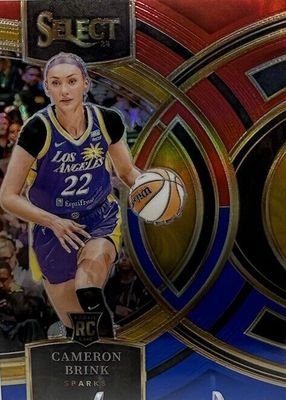 2024 Select WNBA #191 Premier Level Red & Blue /399