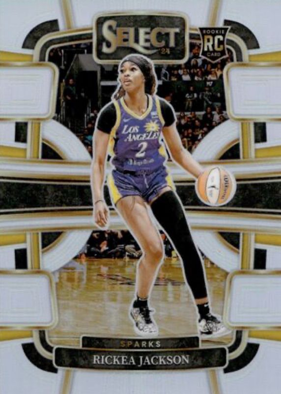 Rickea Jackson 2024 Select WNBA #58 Concourse Silver Rookie PSA 10