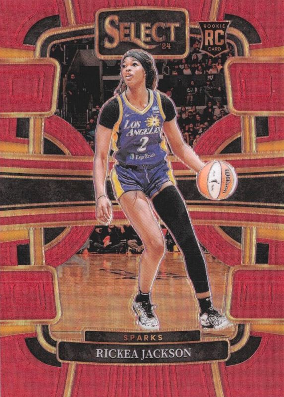 Rickea Jackson 2024 Select WNBA #58 Concourse Red /149 Rookie PSA 10