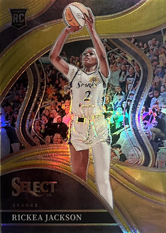 Rickea Jackson 2024 Select WNBA #235 Courtside Gold /10 Rookie SGC 10