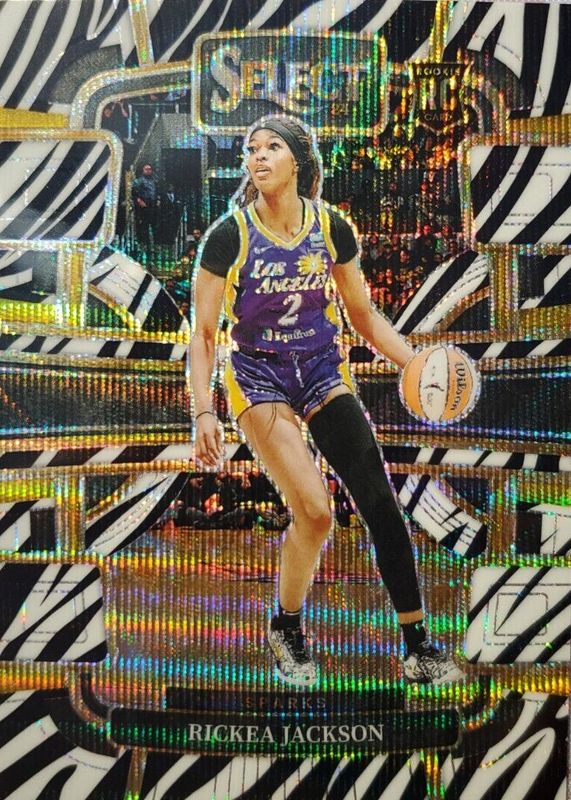 Rickea Jackson 2024 Select WNBA #58 Concourse Zebra /(SSP) Rookie SGC 9.5