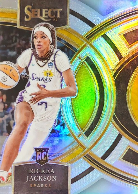 Rickea Jackson 2024 Select WNBA #127 Premier Level Silver Rookie SGC 10