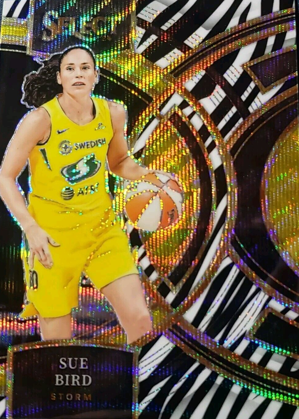 Sue Bird 2024 Select WNBA #150 Premier Level Zebra /(SSP