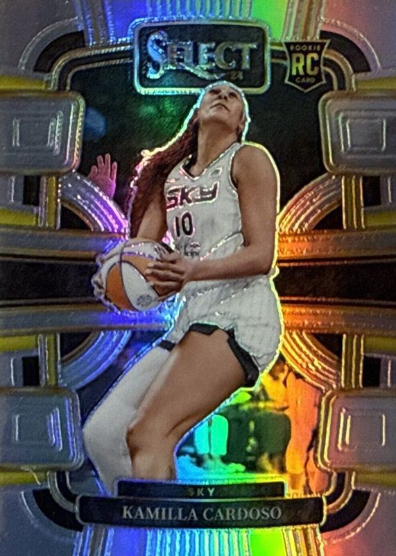 Kamilla Cardoso 2024 Select WNBA #33 Concourse Silver Rookie SGC 10