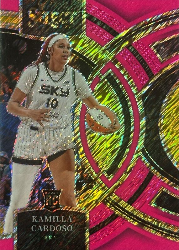 2024 Select WNBA #195 Premier Level Pink Shimmer FOTL /3