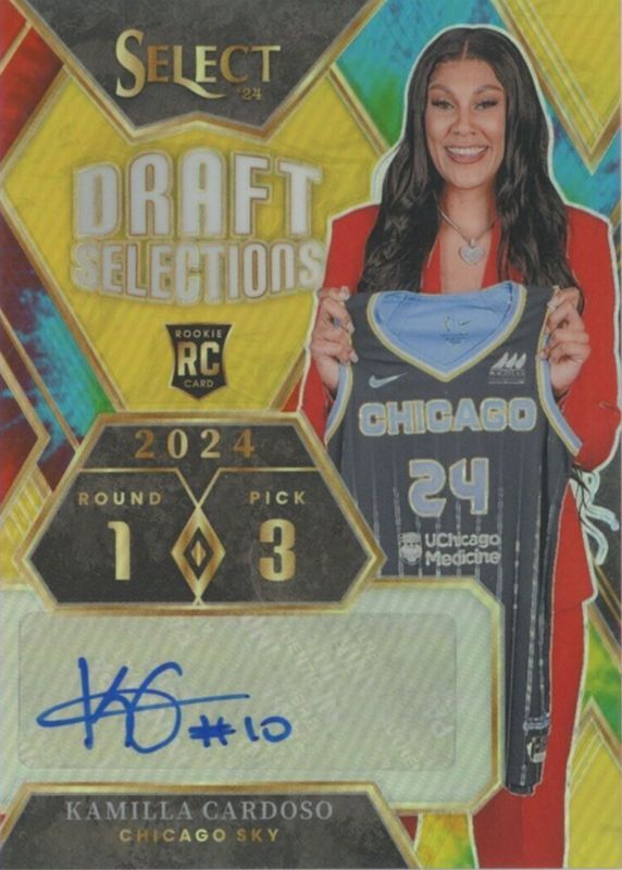 2024 Select WNBA #DSS-KC Draft Selections Signatures - Tie-Dye /25