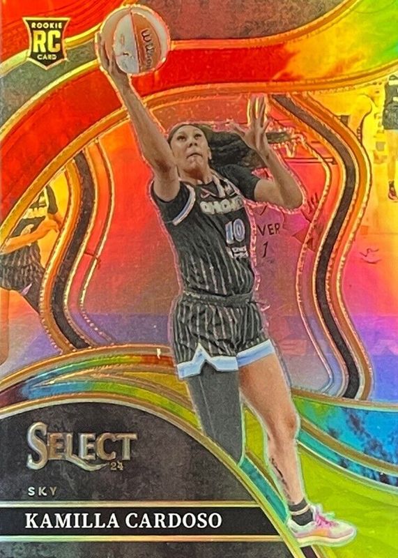 Kamilla Cardoso 2024 Select WNBA #207 Courtside Tie-Dye /25 Rookie SGC 10