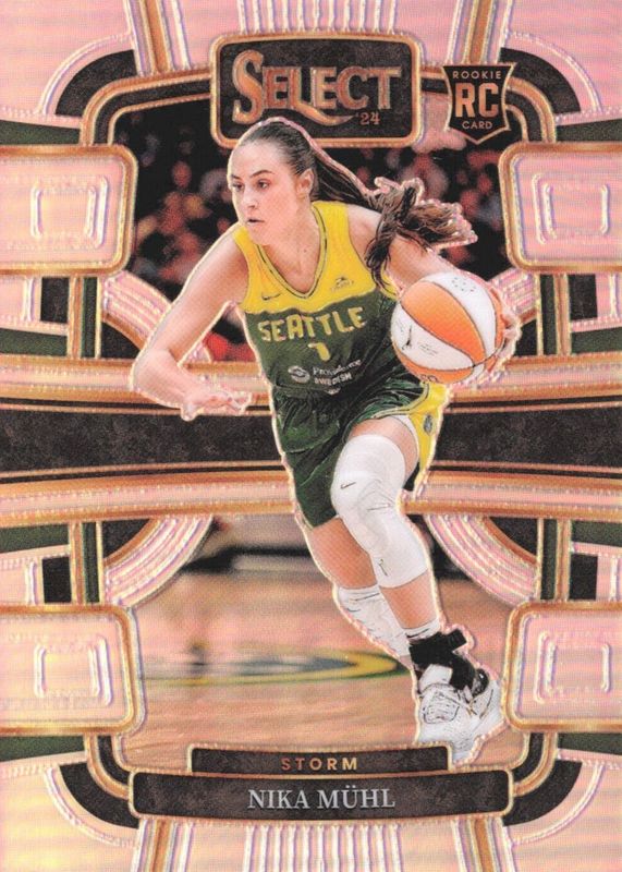 Nika Muhl 2024 Select WNBA #27 Concourse Silver Rookie PSA 10